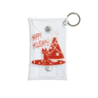 m :)のHappy Holidays! Mini Clear Multipurpose Case