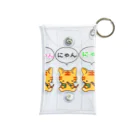 oui-nのお店のにゃんにゃんとお団子食べるトラ猫ちゃんずにゃん Mini Clear Multipurpose Case