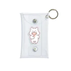 はるきちのLITTLE WHITE BEARS(もぐもぐ） Mini Clear Multipurpose Case