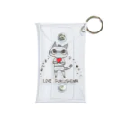 ✴FUKUSHIMAにゃんだべえ店✴のにゃんだべえ_LOVE FUKUSHIMA Mini Clear Multipurpose Case