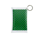 こんなの欲しいをご提供！ADの日本：市松模様緑 Mini Clear Multipurpose Case
