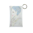 私ノ私　の美人画series 青髪 Mini Clear Multipurpose Case