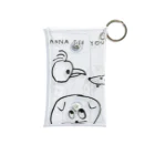 MIYAGI CHIKA suzuri-shopの思い浮かべるねこ Mini Clear Multipurpose Case