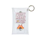 165の店のLOGO A　【FUNNY MERRY PARTY】  Mini Clear Multipurpose Case