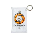 ForCusCaFeのForCusCaFeロゴ Mini Clear Multipurpose Case
