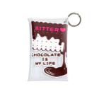 イラスト MONYAAT のCT99 CHOCOKATE IS MY LIFE*E Mini Clear Multipurpose Case