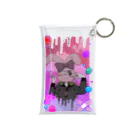 ムッチッパのうさぎ頭の病みかわセーラー少女 Mini Clear Multipurpose Case