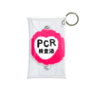 アケジの可愛いもの沢山のショップのPCR検査済（ポップハート） Mini Clear Multipurpose Case