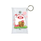 にゃんぱん屋さんのまねきジャムねこ Mini Clear Multipurpose Case