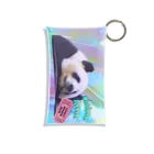 𝙈𝙊𝙈𝙊'𝙨 𝙎𝙝𝙤𝙥のホログラム&panda Mini Clear Multipurpose Case