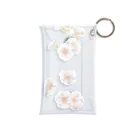 Neo_louloudi(ネオルルディ)のwhite flower Mini Clear Multipurpose Case