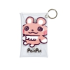 PostPet Official Shopのおすわりコモモ Mini Clear Multipurpose Case