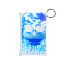 chicodeza by suzuriの空溶け髑髏 Mini Clear Multipurpose Case