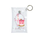 ERIMO–WORKSのSweets Lingerie mini clear multi case "Strawberry Mousse"  Mini Clear Multipurpose Case