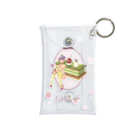 ERIMO–WORKSのSweets Lingerie mini clear multi case "Pistachio cake"  ミニクリアマルチケース