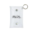 min.のnew シンプルロゴ Mini Clear Multipurpose Case