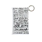 Niea999’s プチハッピー shopのLove life, go vegan Mini Clear Multipurpose Case