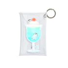 おがわゆきこのクリームソーダとペンギン（ロゴ入り） Mini Clear Multipurpose Case