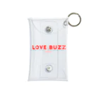 LOVEBUZZのLOVEBUZZ logo RED ミニクリアマルチケース