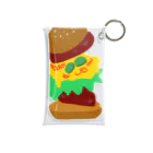 LOVEanimalのバーガーくん Mini Clear Multipurpose Case