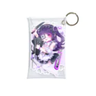 来世の林檎しゃん のSuicide Maid ミニキャラ紫色💜 Mini Clear Multipurpose Case