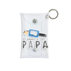 イラスト MONYAAT のちびた鉛筆 PAPA*D Mini Clear Multipurpose Case