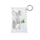 Mock’n Rollのうさぎのモックその3 純白の花を君に Mini Clear Multipurpose Case