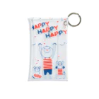 8anna storeのHAPPY HAPPY HAPPY！上を向いて笑おう！夏バージョン Mini Clear Multipurpose Case