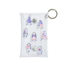 illustration akko shopのお散歩ずきんPurple Mini Clear Multipurpose Case