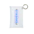 CHUCKLE  の青ロゴ Mini Clear Multipurpose Case