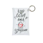 シェアメディカルブランドショップのKeep Calm and Stay Home Mini Clear Multipurpose Case