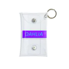 DAHLIAのDAHLIA LOGO PURPUL&BLUE Mini Clear Multipurpose Case