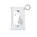 ゆいたっく／犬イラストのオールドイングリッシュシープドッグ Mini Clear Multipurpose Case