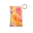 Risa  watercolor artのアンティーク薔薇 Mini Clear Multipurpose Case