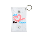 SPECIAL SURPRISE COMPANYのLOVE＆PEACE一文字ロゴ Mini Clear Multipurpose Case