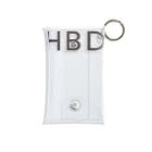 VVWORDSのさりげないハピバ・HAPPYBIRTHDAY Mini Clear Multipurpose Case