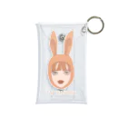 hyu-ge（イラスト）のうさぎちゃん Mini Clear Multipurpose Case