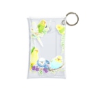 Gimme latte!のもりもりセキセイインコ Mini Clear Multipurpose Case