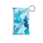 Teal Blue Coffeeのhide-and-seek Mini Clear Multipurpose Case