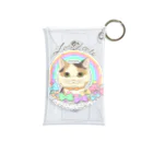 kima-maniのLots of cute 〜フリルとリボンと三毛猫と〜 Mini Clear Multipurpose Case