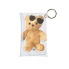 💜Salon de Lucia💜のTeddy with Glasses Mini Clear Multipurpose Case