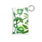 glass.saoriのgreen flowers 緑の花唐草 Mini Clear Multipurpose Case