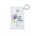 Teal Blue CoffeeのAutumn Fair_frappe logo Mini Clear Multipurpose Case