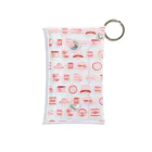 TOBI FES 2022のトビフェス’21公式グッズ_A赤 Mini Clear Multipurpose Case