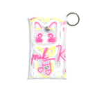 万福遐福商店の猫ちゃんロゴシリーズ Mini Clear Multipurpose Case