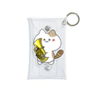  ふじねこ屋のユーフォニアムねこ（金） Mini Clear Multipurpose Case