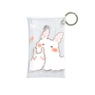 K.momokoのうさうし親子(うさぎのウミウシ) Mini Clear Multipurpose Case