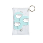minatoriのミユビシギ（青） Mini Clear Multipurpose Case