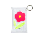 RIBBONSのお花（カラフル） Mini Clear Multipurpose Case