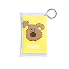 inuのinu yellow Mini Clear Multipurpose Case